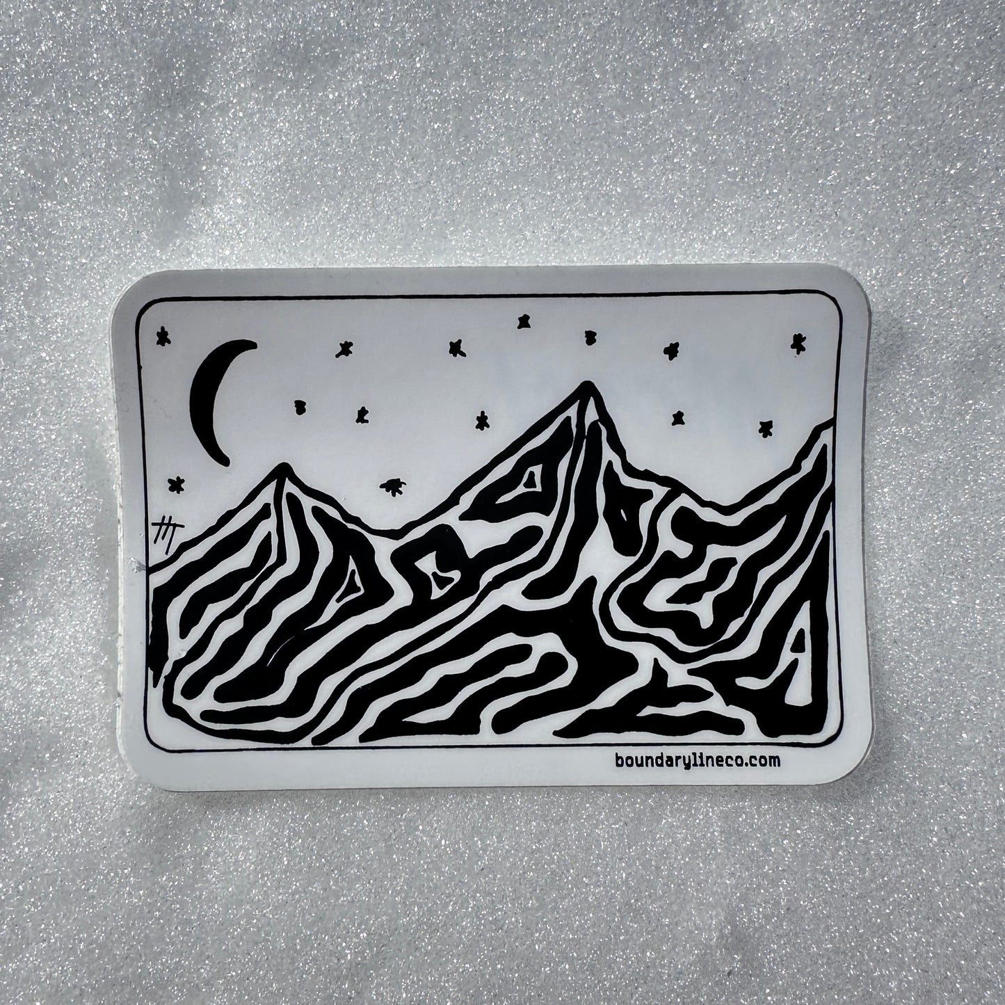 Moon Slope Sticker