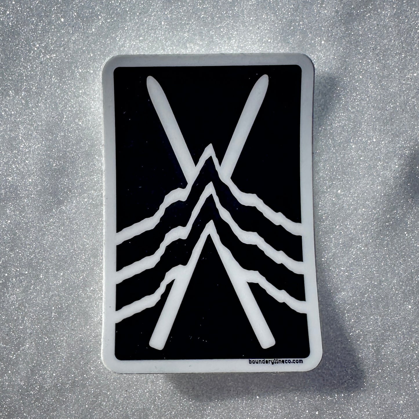 Ski Tips Sticker