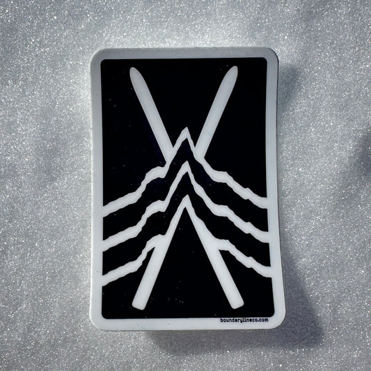 Ski Tips Sticker