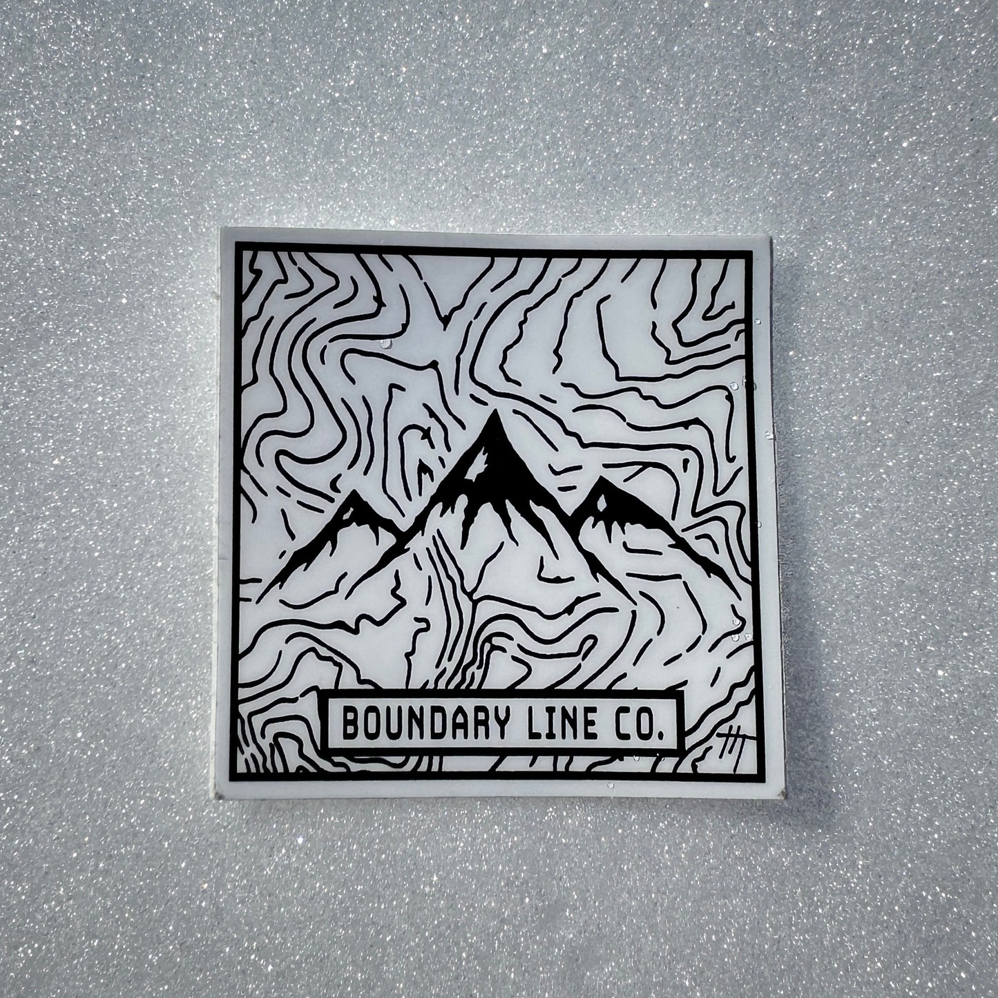 White Topo Sticker