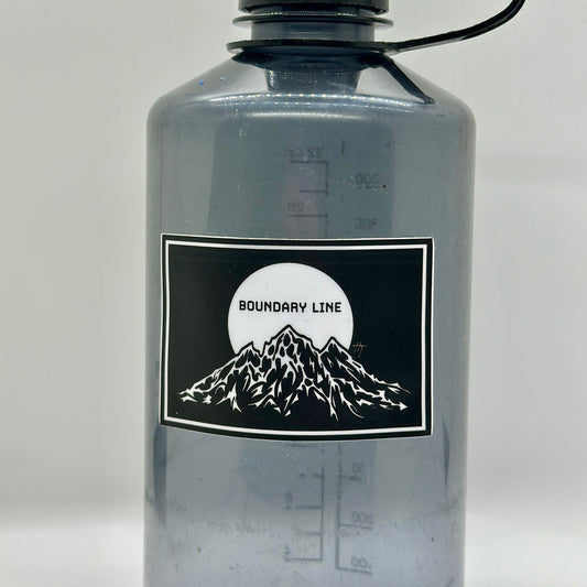 Fallen Mountain Black Sticker - Sticker - Boundary Line Co