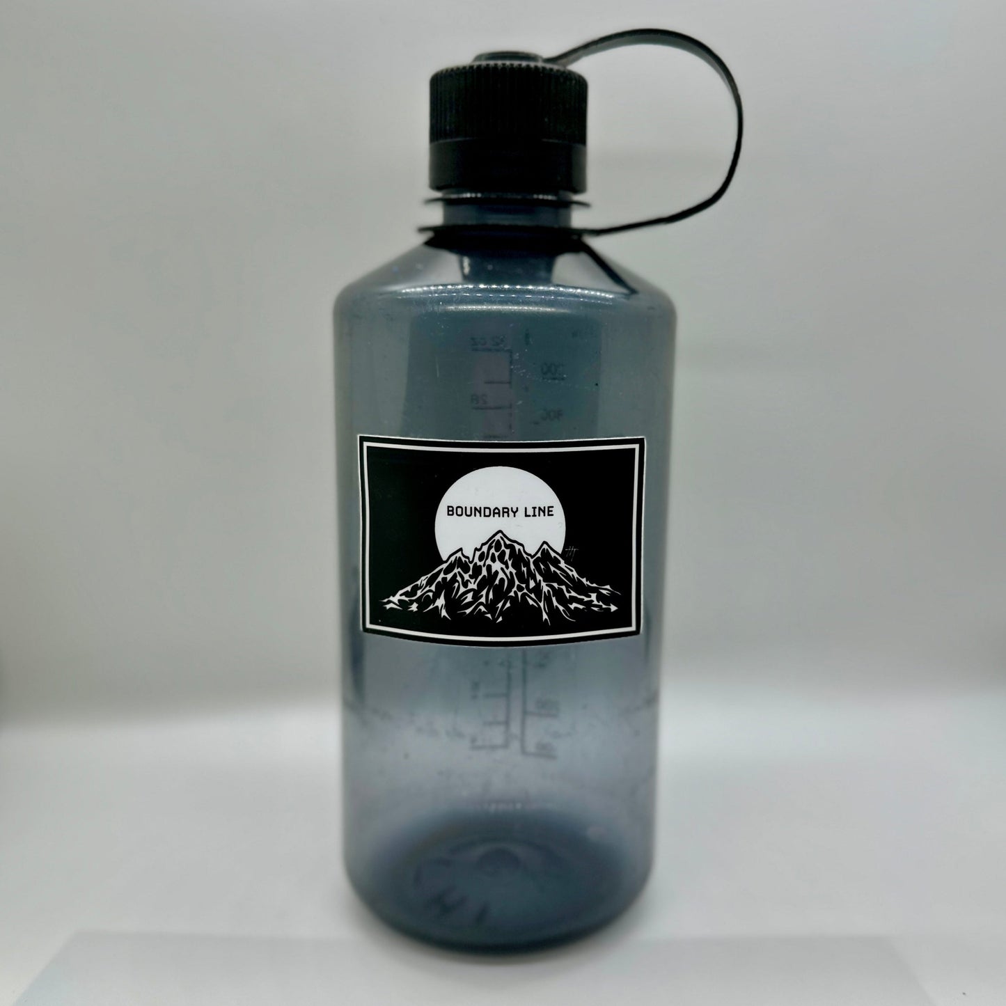 Fallen Mountain Black Sticker - Sticker - Boundary Line Co