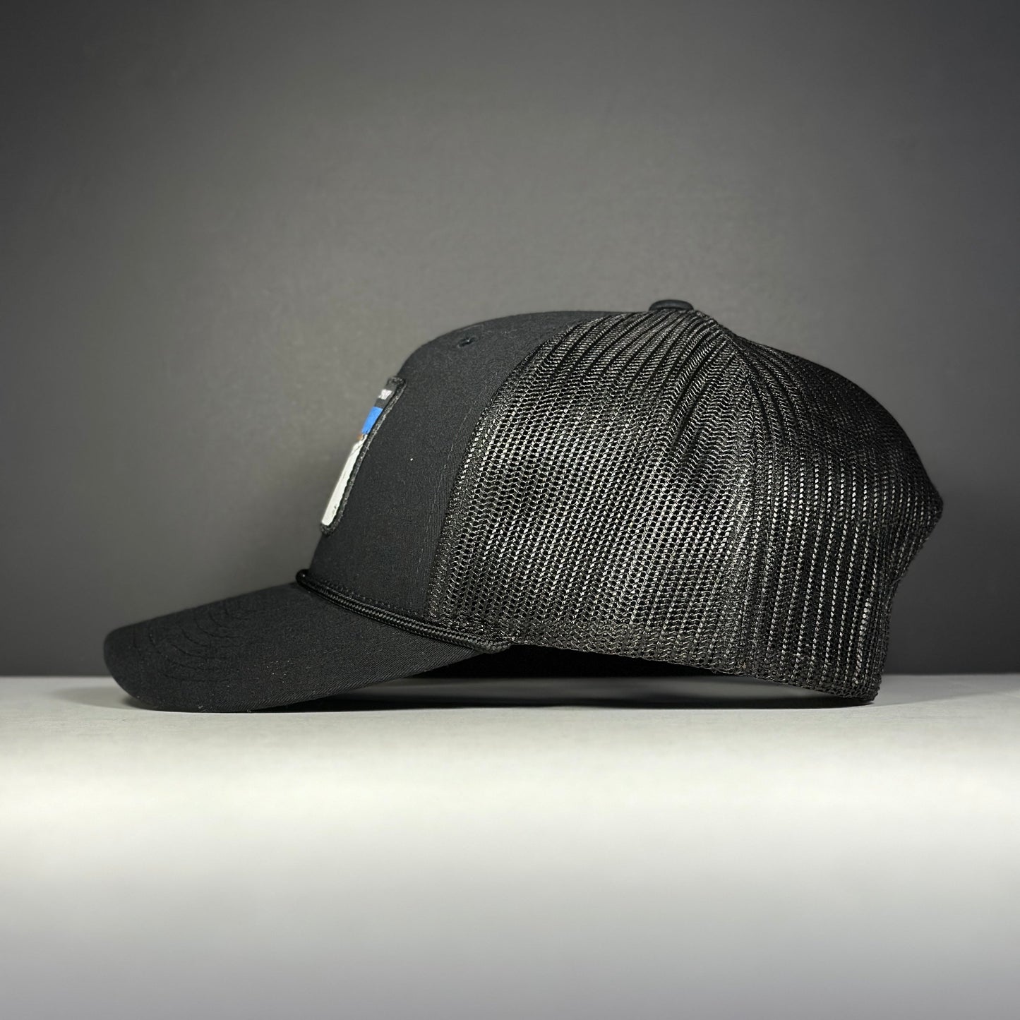 Back Bowls Hat / Black / Black Rope - Hat - Boundary Line Co