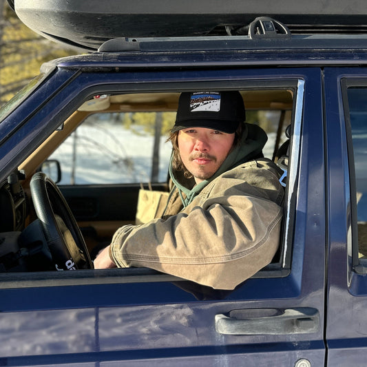 Back Bowls Hat / Black / Black Rope - Hat - Boundary Line Co