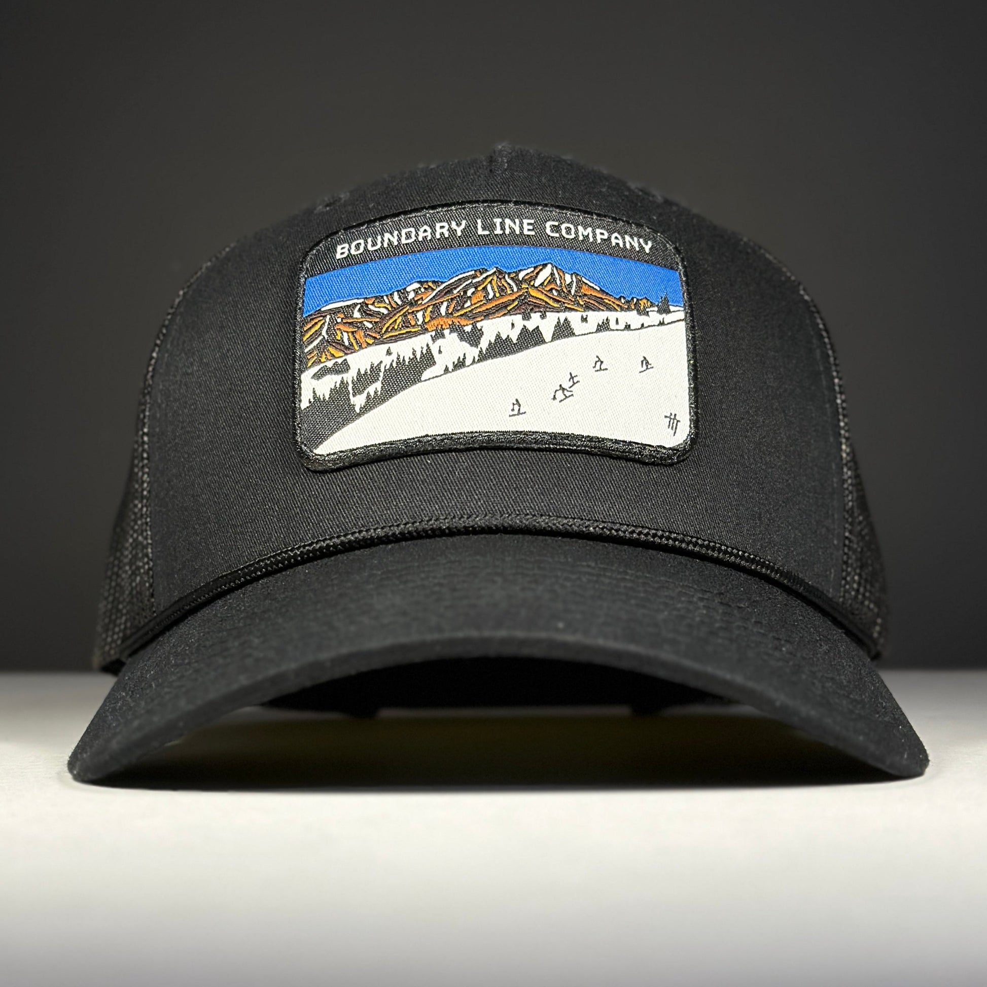 Back Bowls Hat / Black / Black Rope - Hat - Boundary Line Co