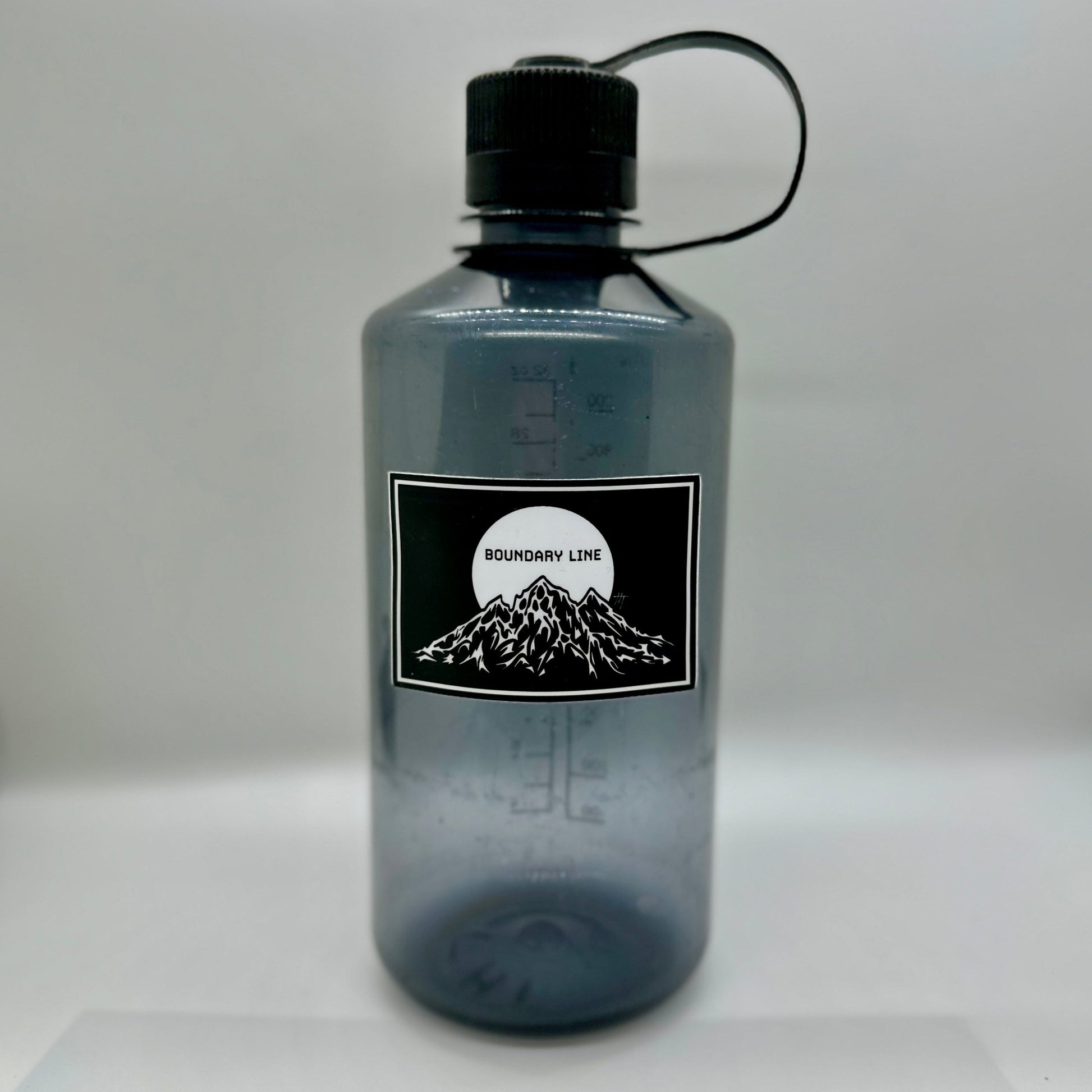 Fallen Mountain Black Sticker - Sticker - Boundary Line Co