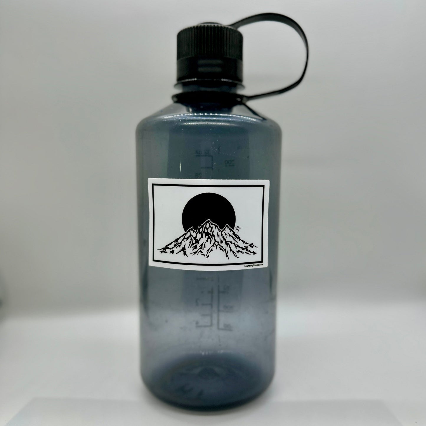 Fallen Mountain White Sticker - Sticker - Boundary Line Co