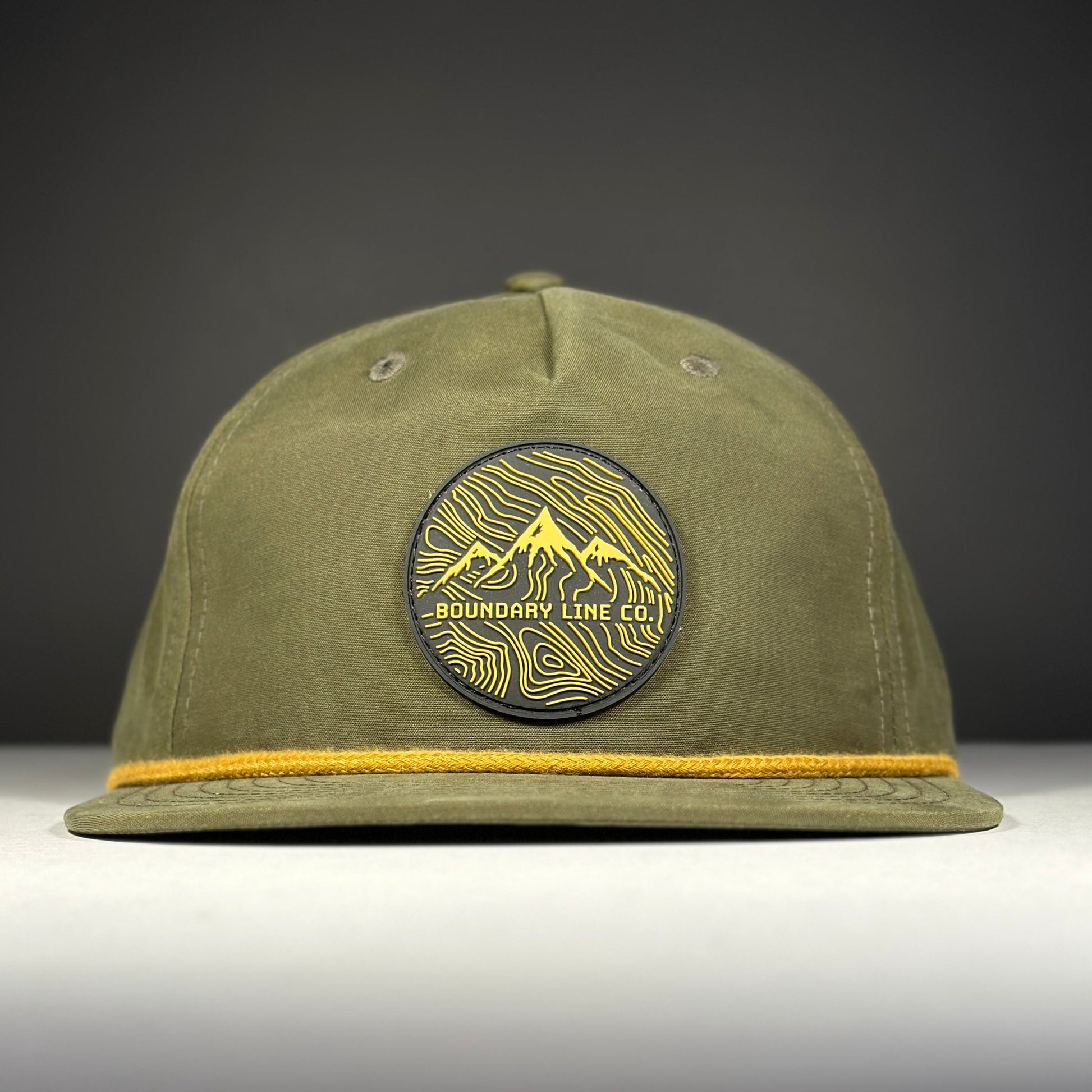 Gold Topo Hat / Green - Hat - Boundary Line Co
