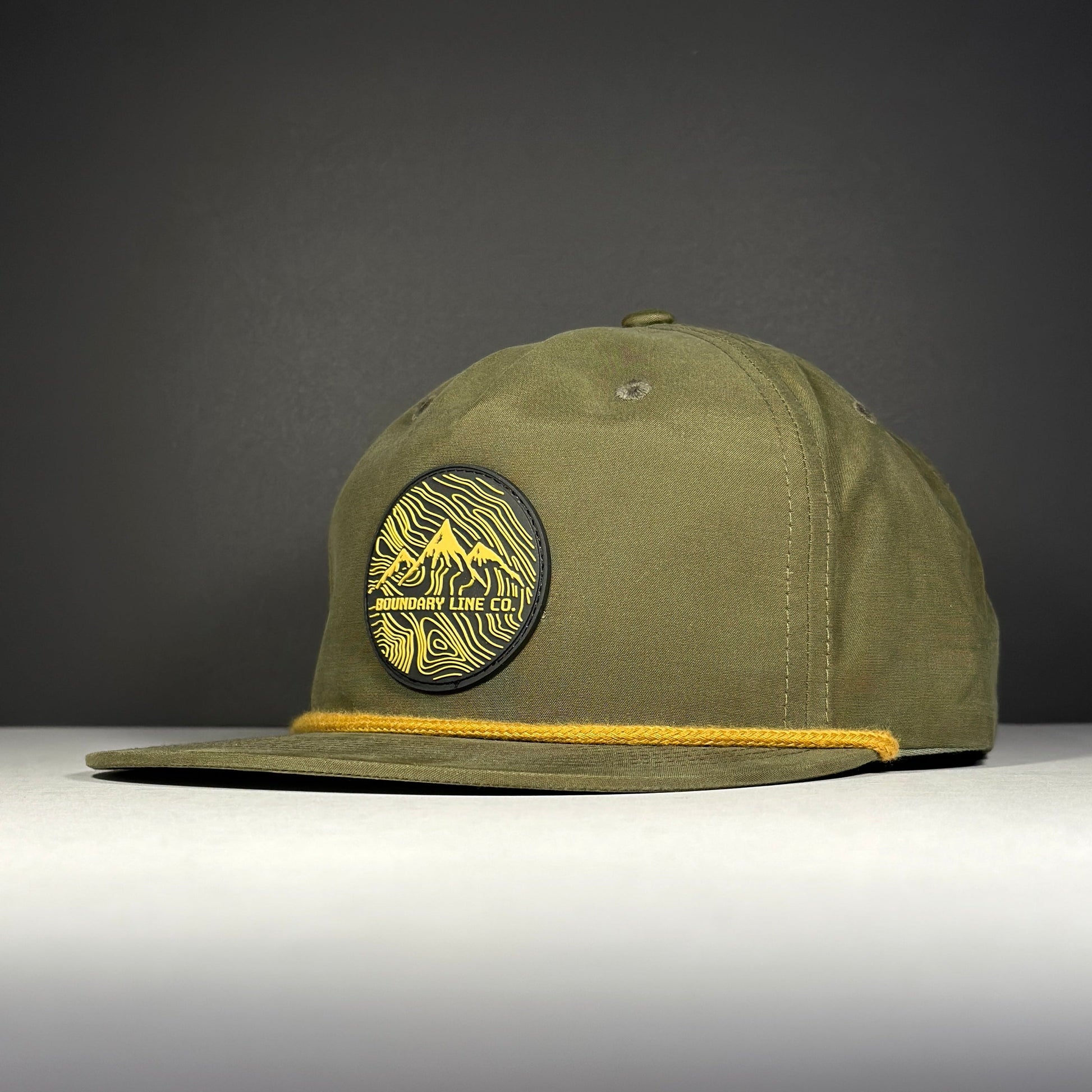 Gold Topo Hat / Green - Hat - Boundary Line Co
