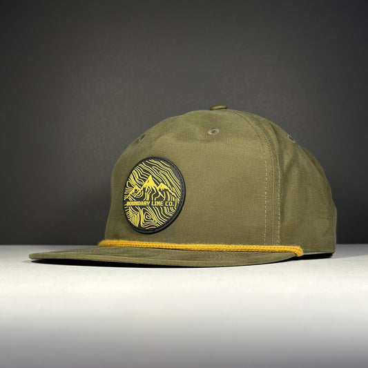 Gold Topo Hat / Green - Hat - Boundary Line Co