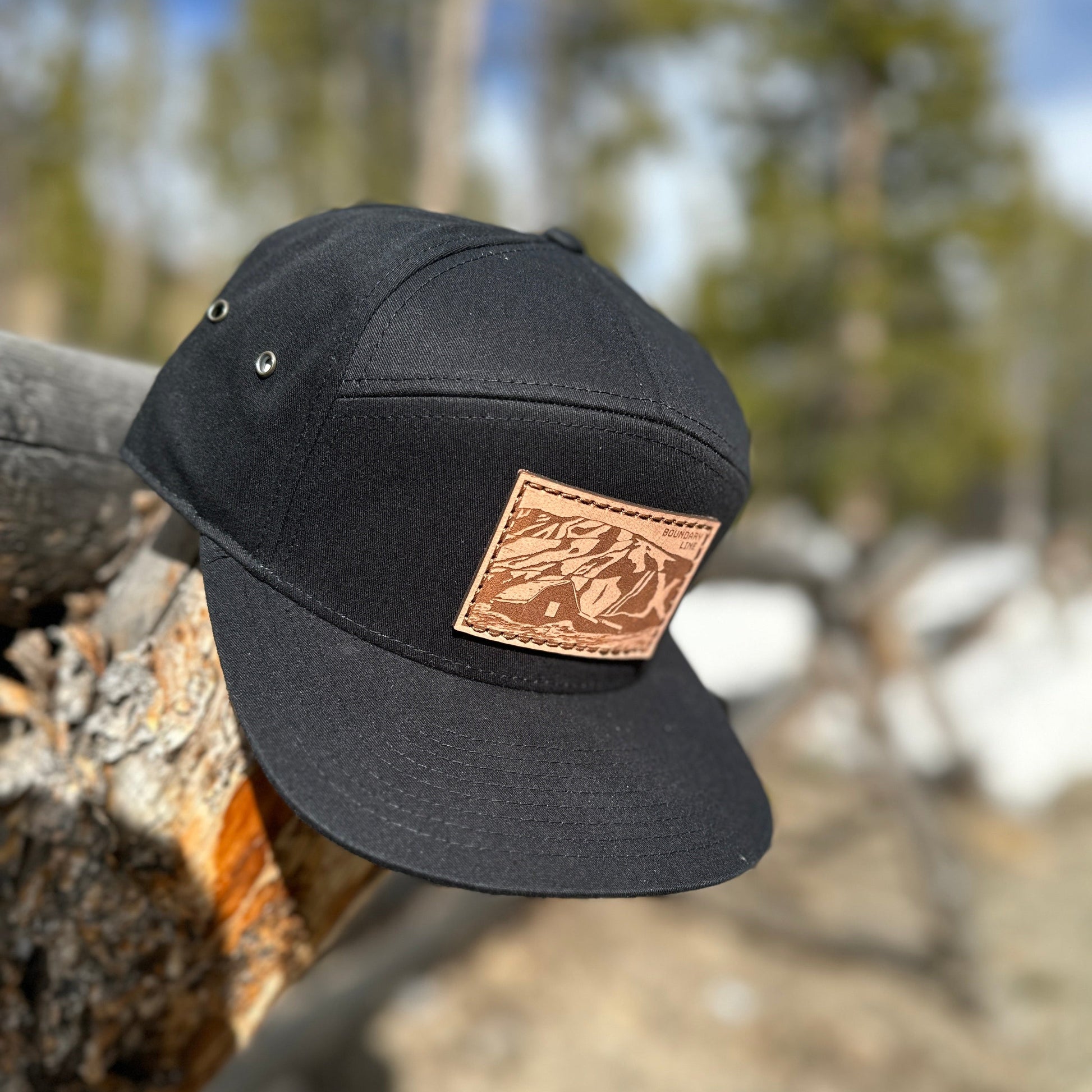 Log Cabin Hat / Black - Hat - Boundary Line Co