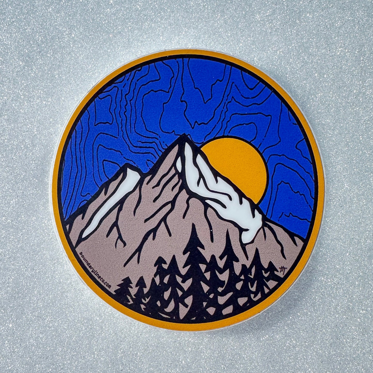 Lone Peak 2 Sticker - Sticker - Boundary Line Co
