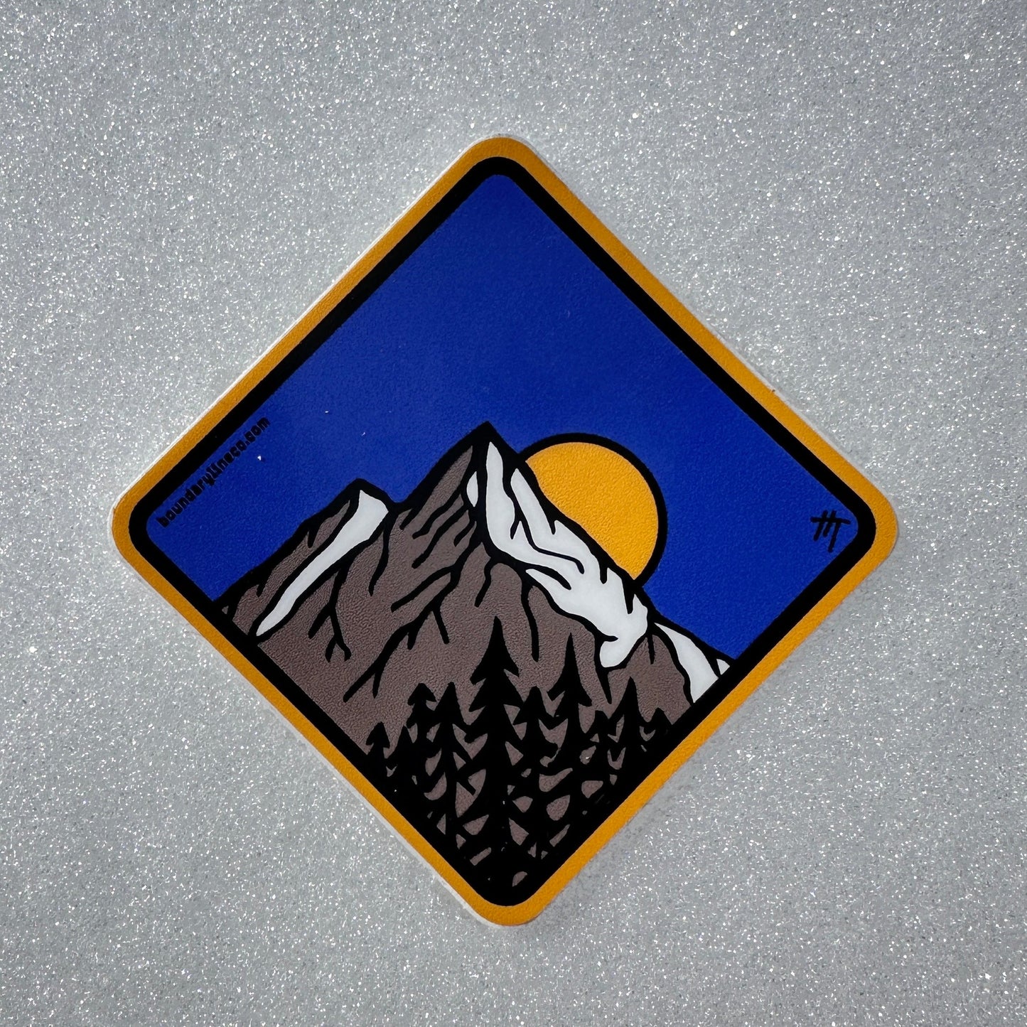 Lone Peak Sticker - Sticker - Boundary Line Co