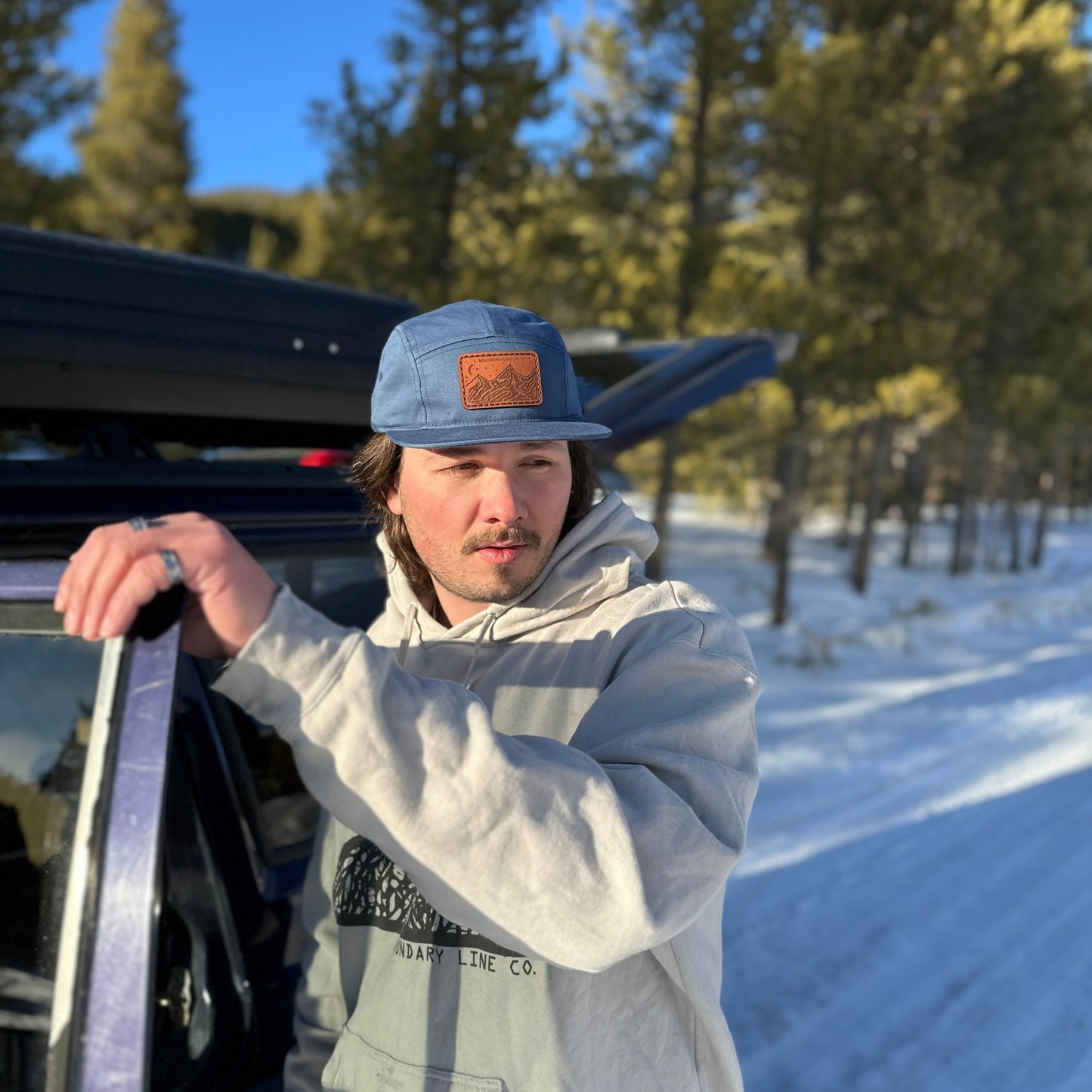 Moon Slope Hat / Blue - Hat - Boundary Line Co