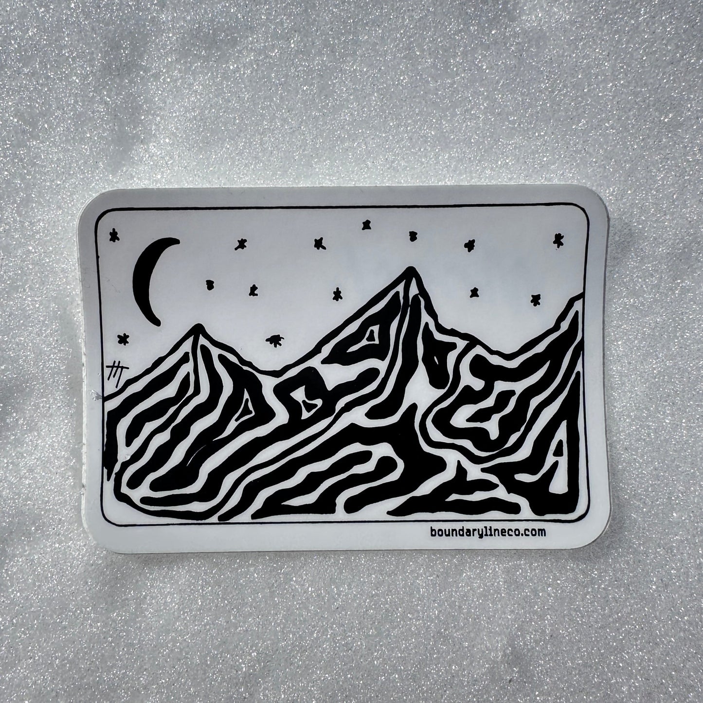 Moon Slope Sticker - Sticker - Boundary Line Co