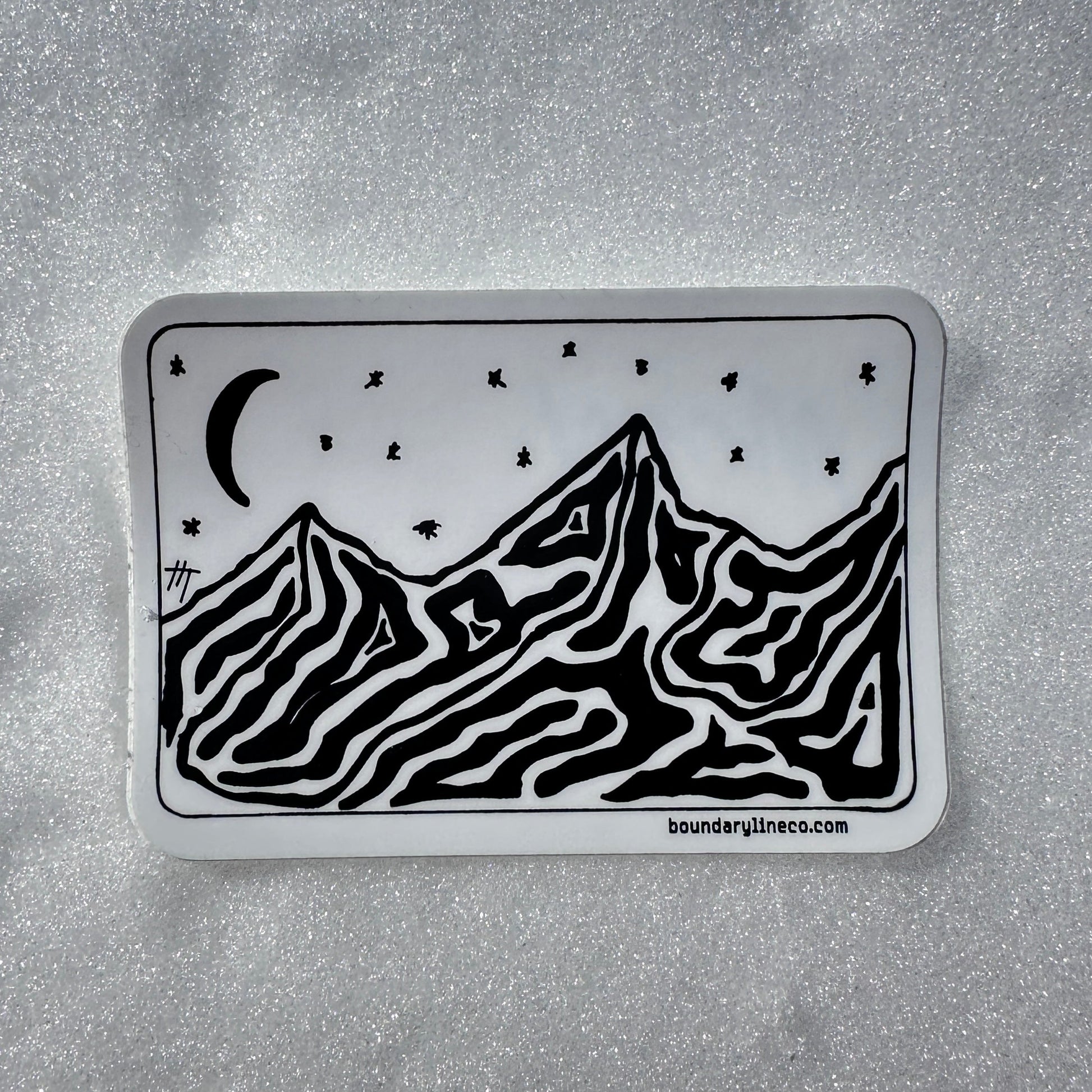 Moon Slope Sticker - Sticker - Boundary Line Co