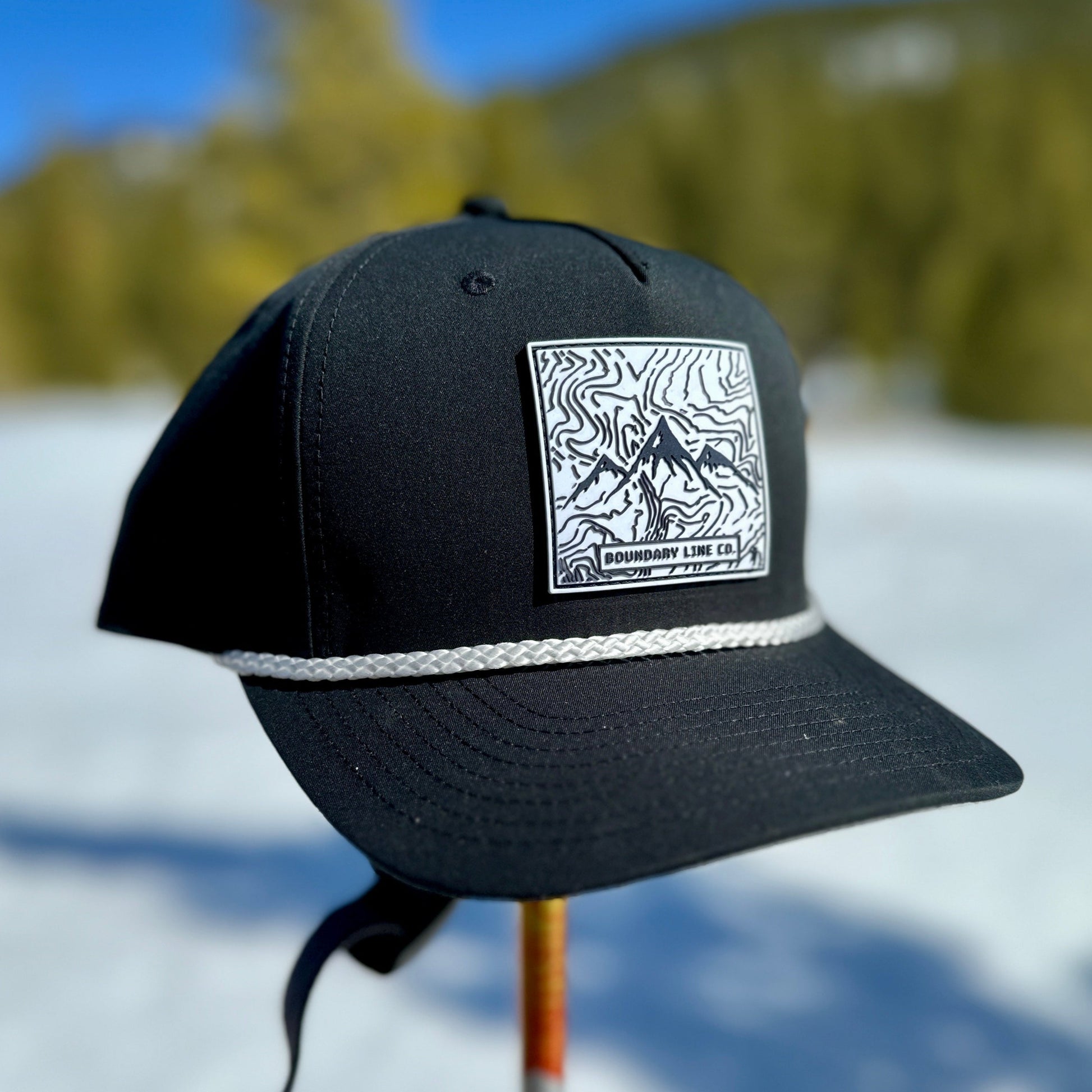 White Topo Hat / Black - Hat - Boundary Line Co